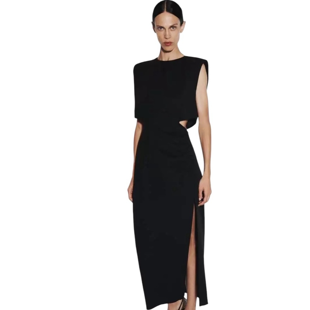 Zara Cut Out Midi Dress